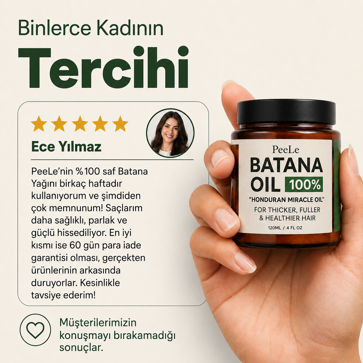 Batana Doğal Saç Bakım Yağı
