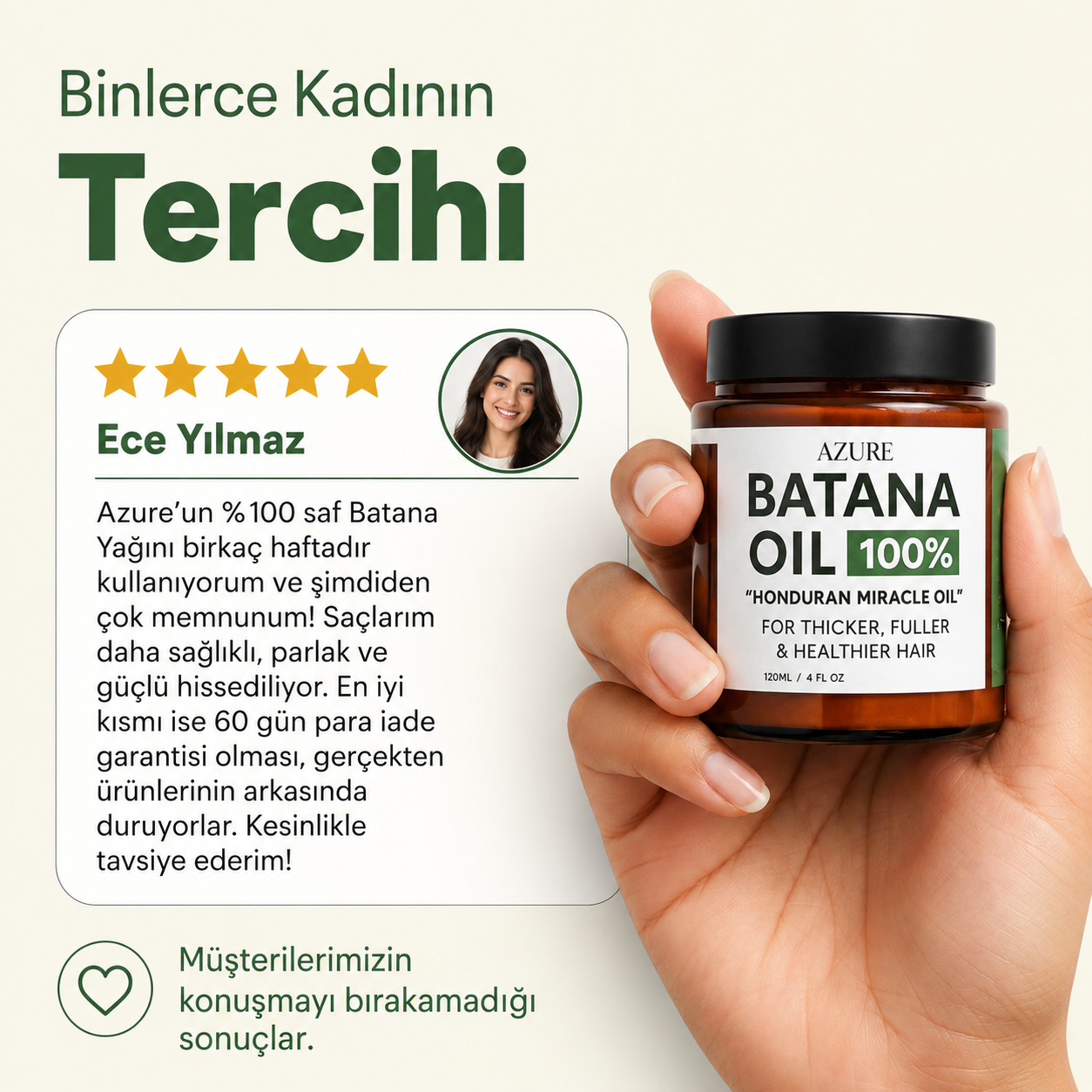 Batana Doğal Saç Bakım Yağı