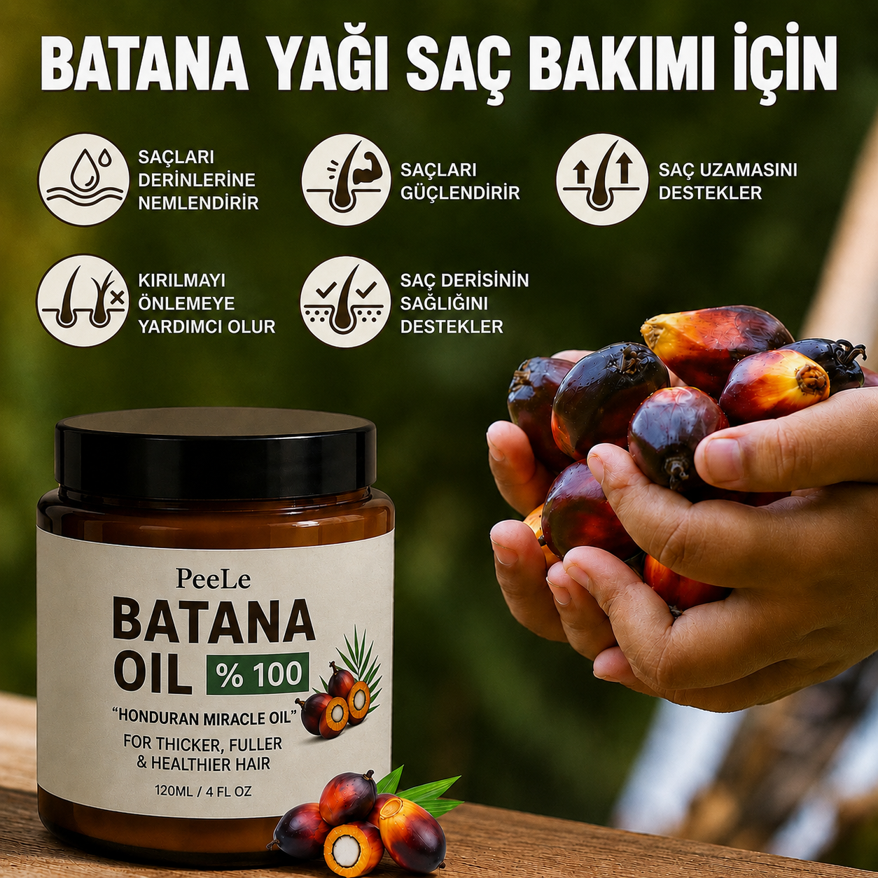 Batana Doğal Saç Bakım Yağı
