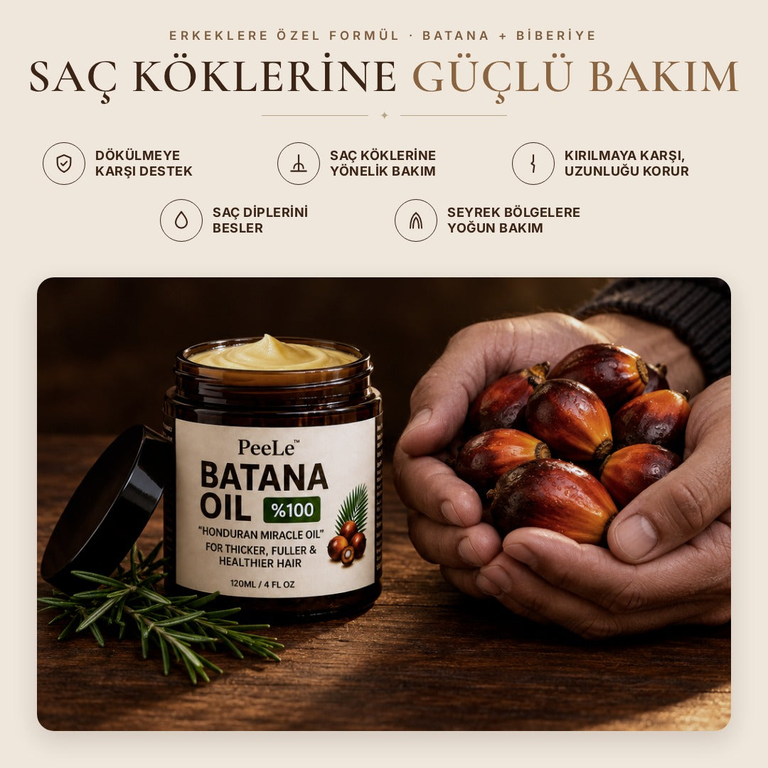 Batana Erkek – Saç Bakım Yağı 120 ml