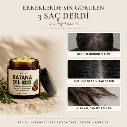 Batana Erkek – Saç Bakım Yağı 120 ml