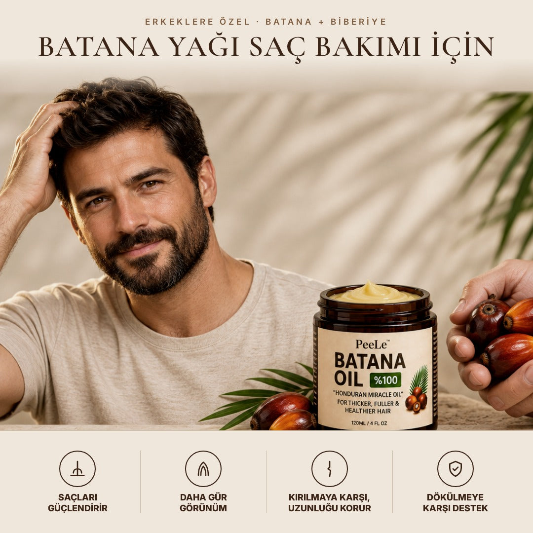 Batana Erkek – Saç Bakım Yağı 120 ml