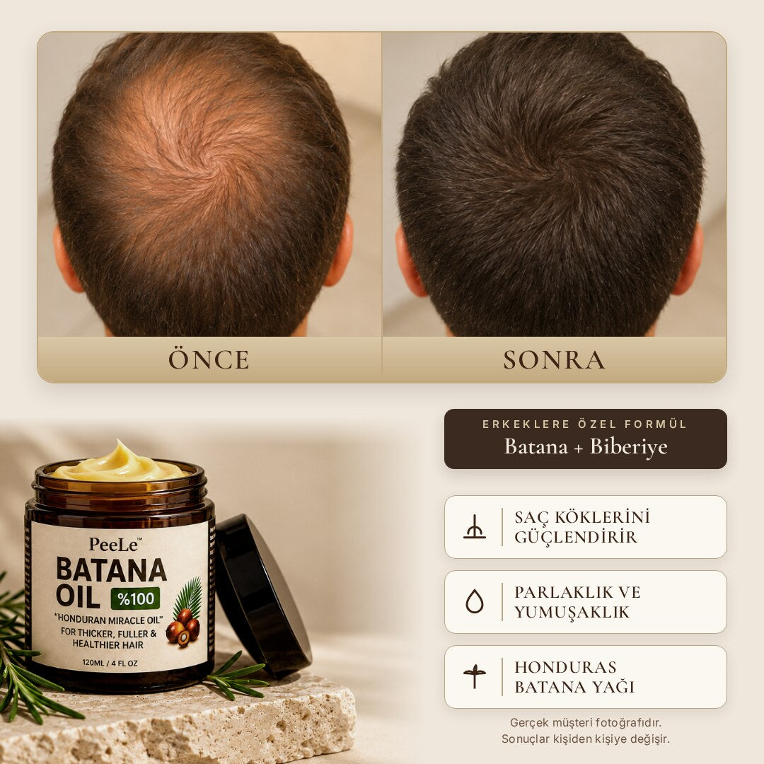 Batana Erkek – Saç Bakım Yağı 120 ml