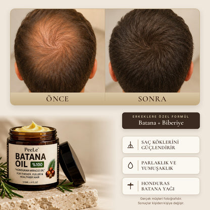 Batana Erkek – Saç Bakım Yağı 120 ml